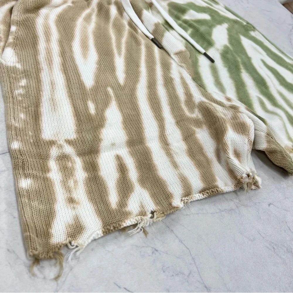 (SE-4) SER.O.YA Declan Knit Tie Dye Shorts - Picture 5 of 7